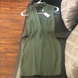 Dark green dress